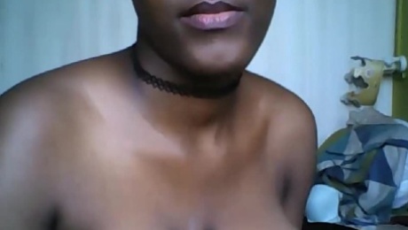 black Boobs on webcam