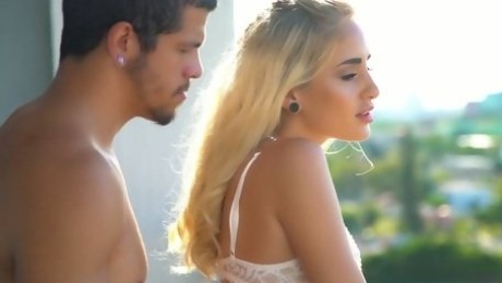 Awesome passionate missionary fuck with gorgeous blondie called Naomi Woods