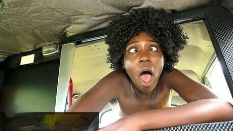 Fake Taxi African Ebony Queen Rides a huge thick cock